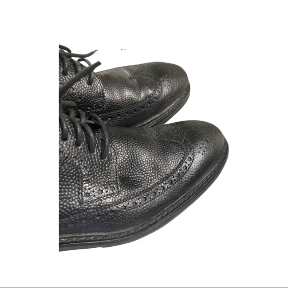 Cole Haan Leather Wing Tip Black Dressy Shoes Mens Size 7 main image 5